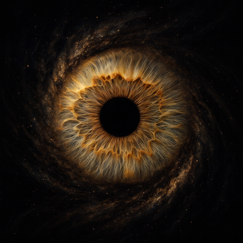 Galaxy iris artwork example