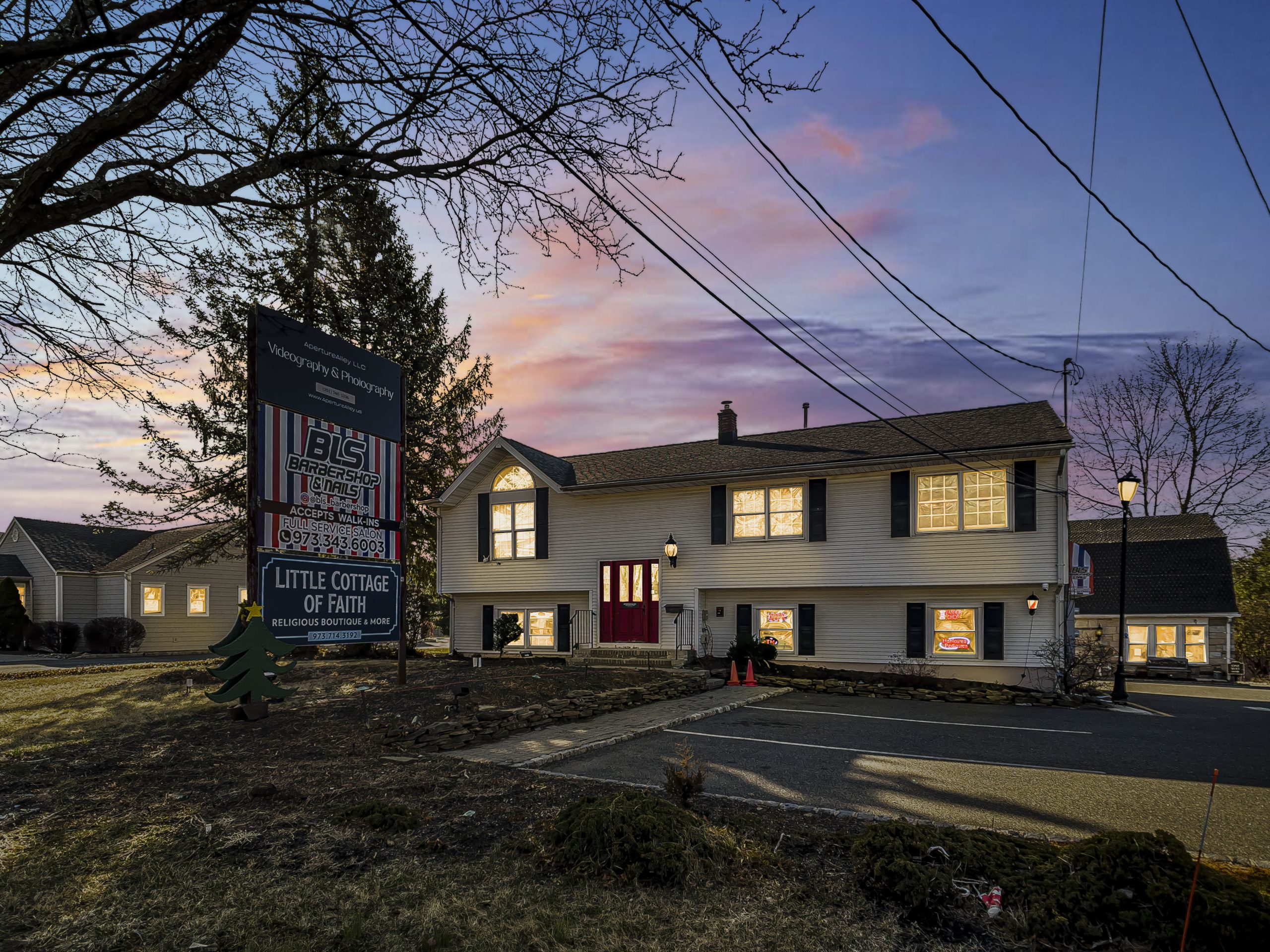 Exterior of the studio building in Randolph, New Jersey